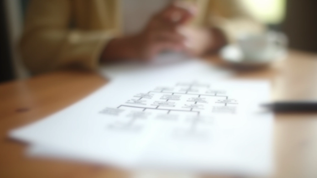 Familienstammbaum-Diagramm mit mehreren Generationen